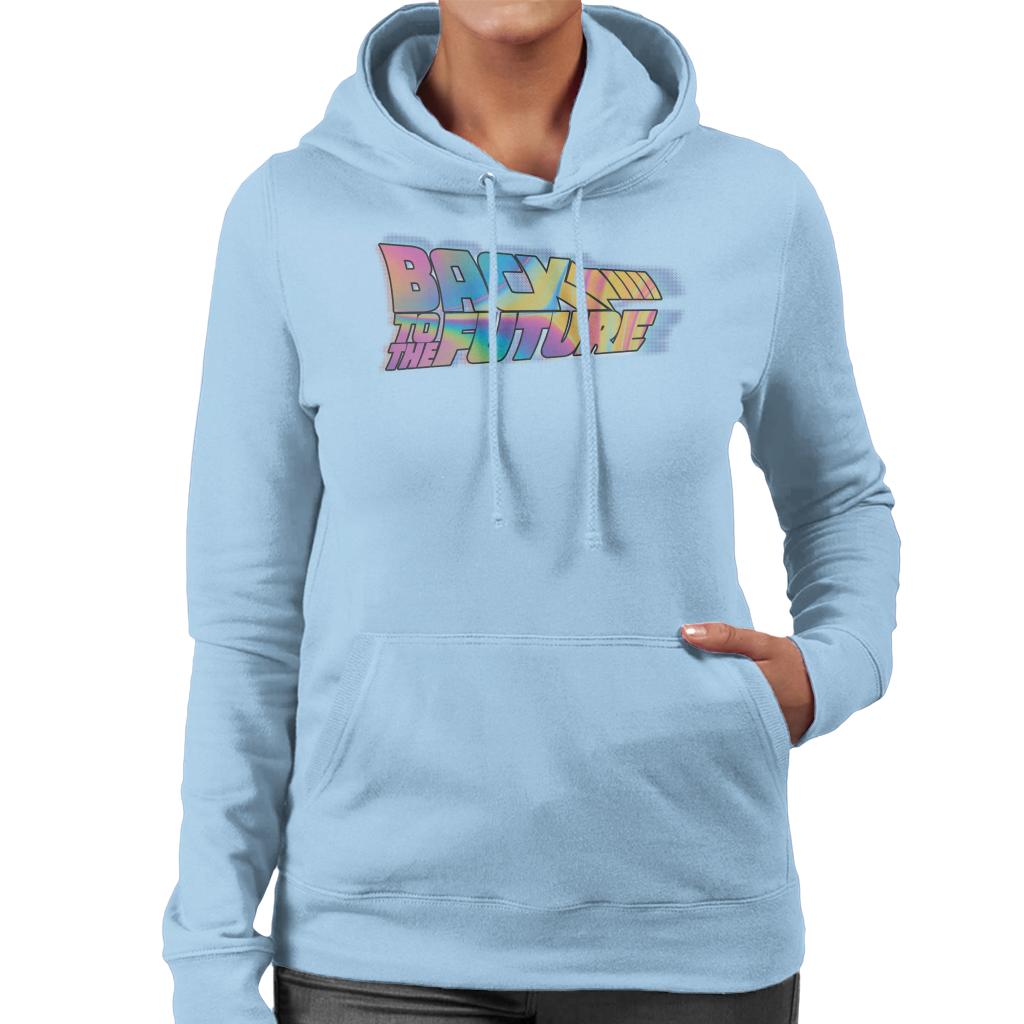 Back to the Future Mist Gradient Logo Women's Hooded product image 4