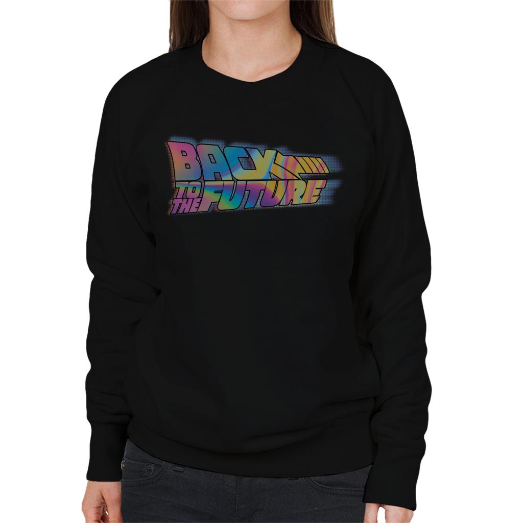 Back to the Future Mist Gradient Logo Women's Sweatshirt product image 1