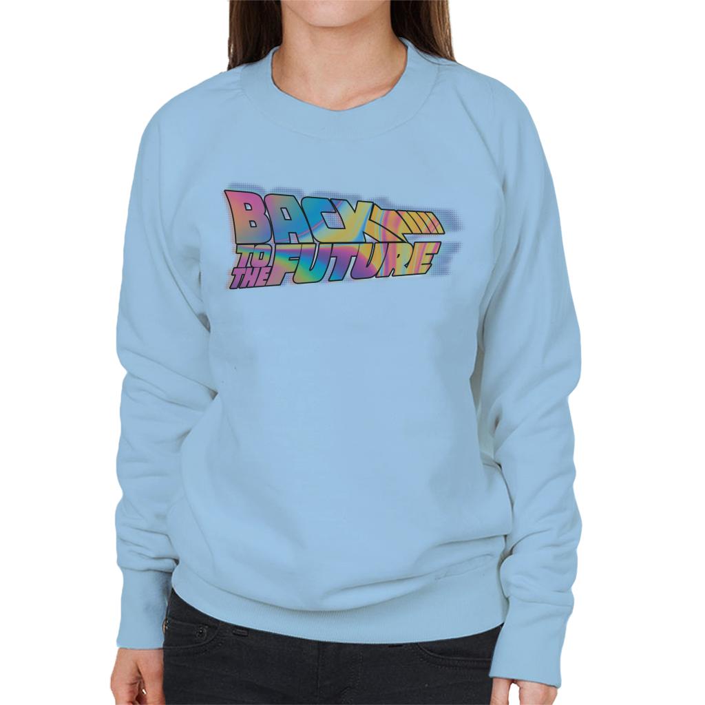 Back to the Future Mist Gradient Logo Women's Sweatshirt product image 4