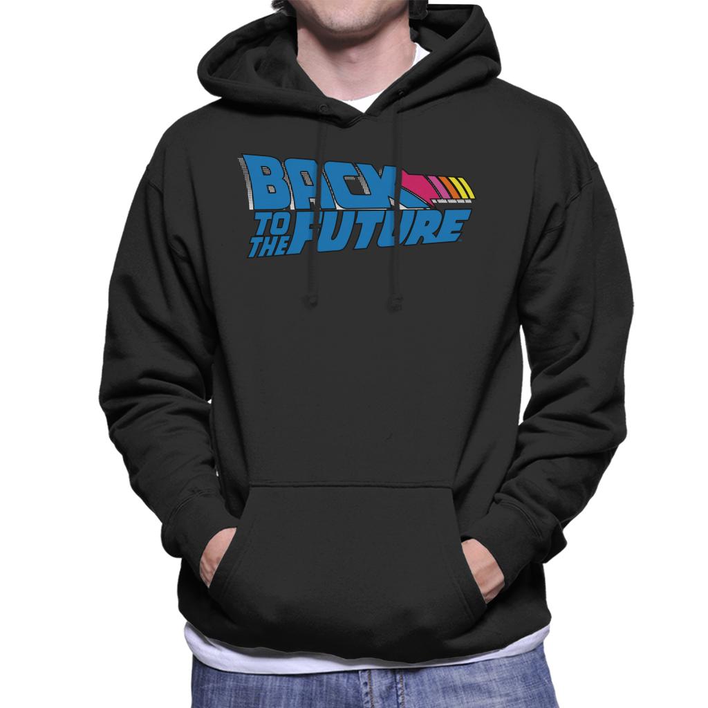 Back to the Future Stripped Arrow Men's Hooded Sweatshirt product image 1