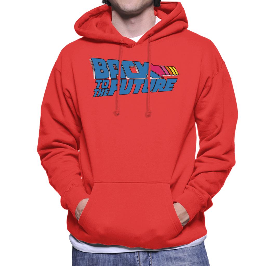 Back to the Future Stripped Arrow Men's Hooded Sweatshirt product image 4