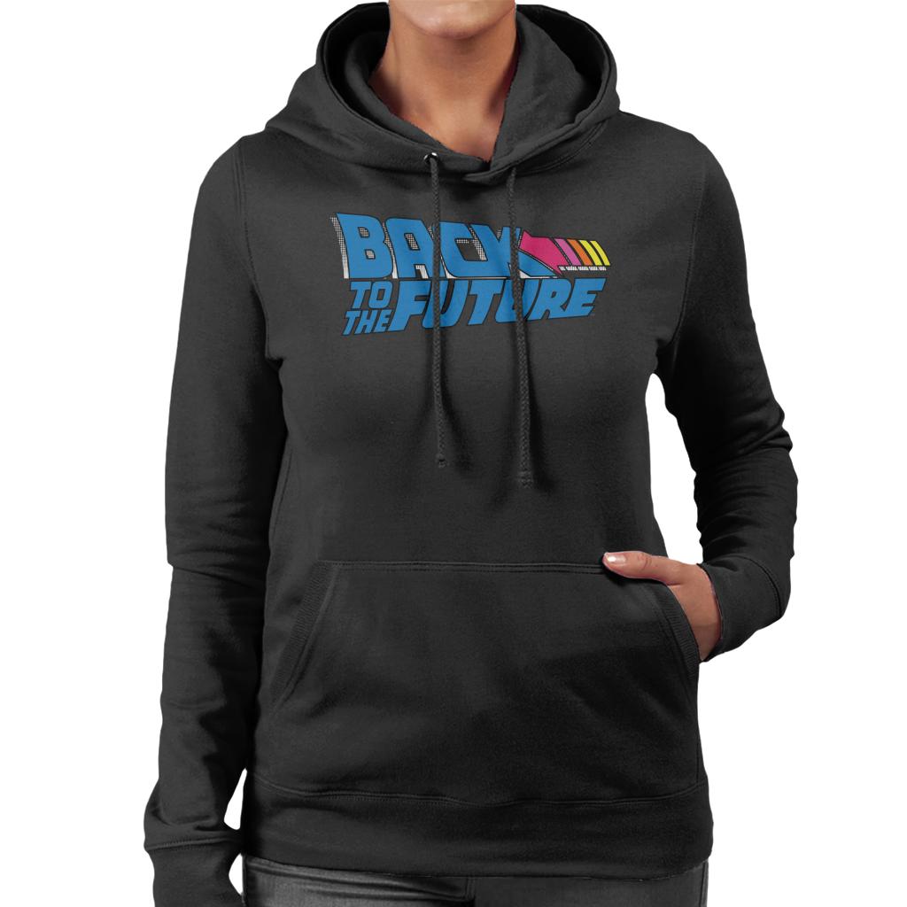 Back to the Future Stripped Arrow Women's Hooded Sweatshirt product image 1