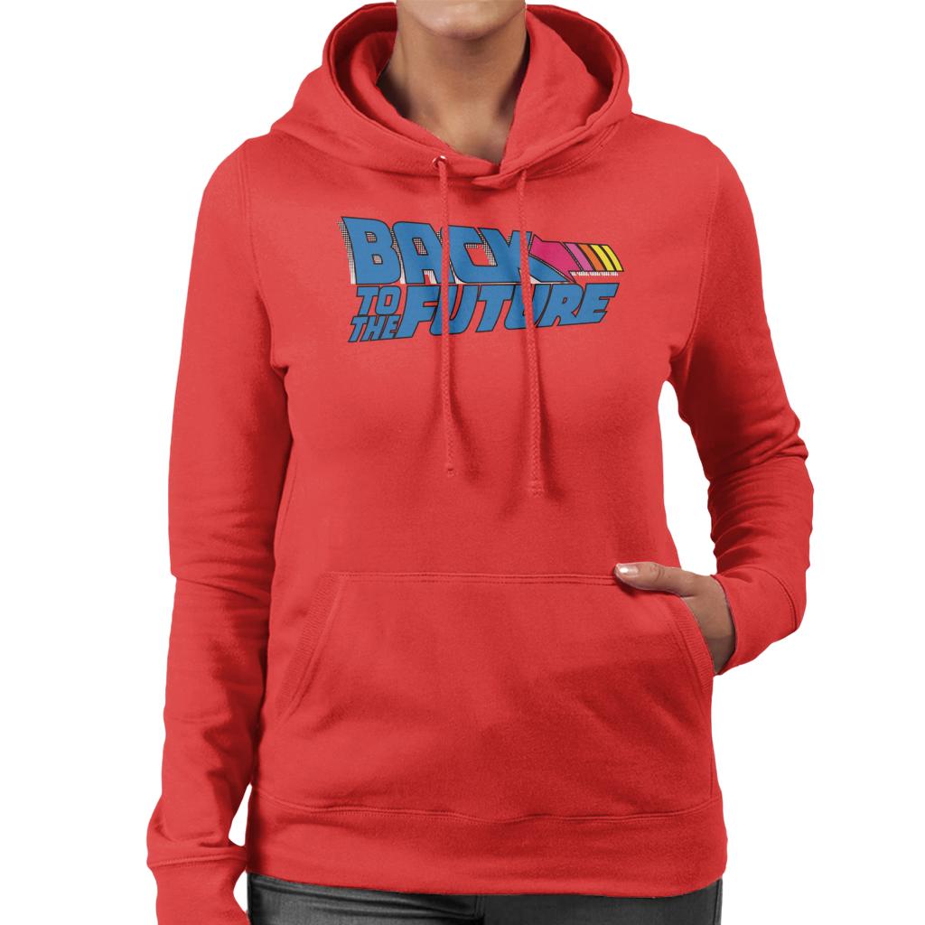 Back to the Future Stripped Arrow Women's Hooded Sweatshirt product image 4