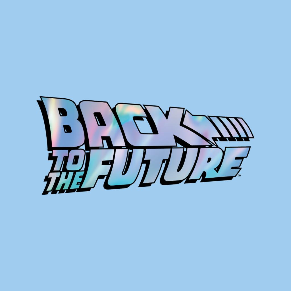 Back to the Future Pink Gradient Logo Men's Hooded product image 5