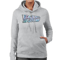 Back to the Future Pink Gradient Logo Women's Hooded product image 1