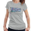 Back to the Future Pink Gradient Logo Women's T-Shirt product image 1