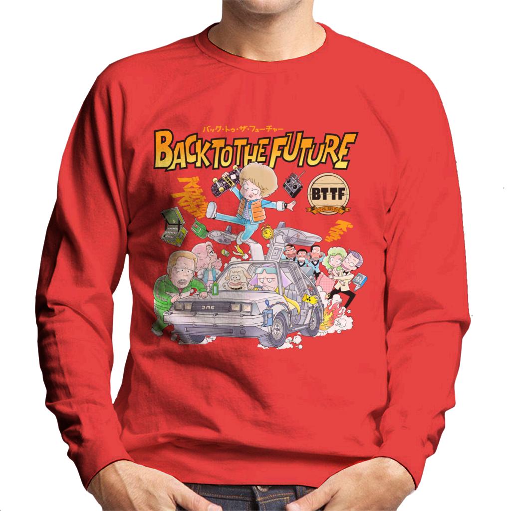 Back To The Future Comic Kanji Men's Sweatshirt product image 4