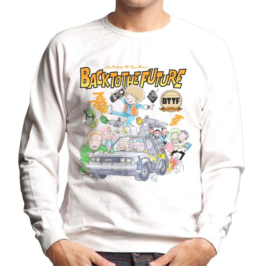 Back To The Future Comic Kanji Men's Sweatshirt product image 1