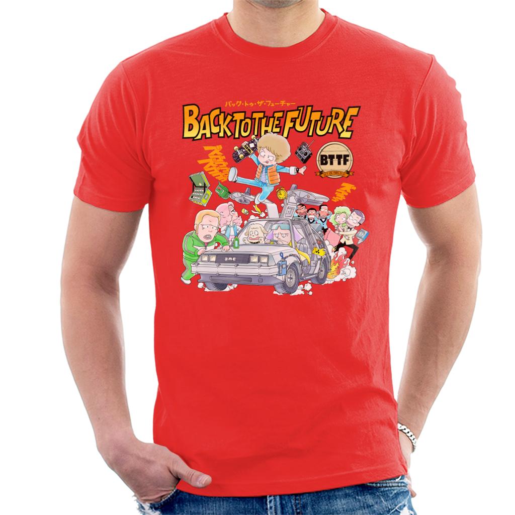 Back To The Future Comic Kanji Men's T-Shirt product image 4