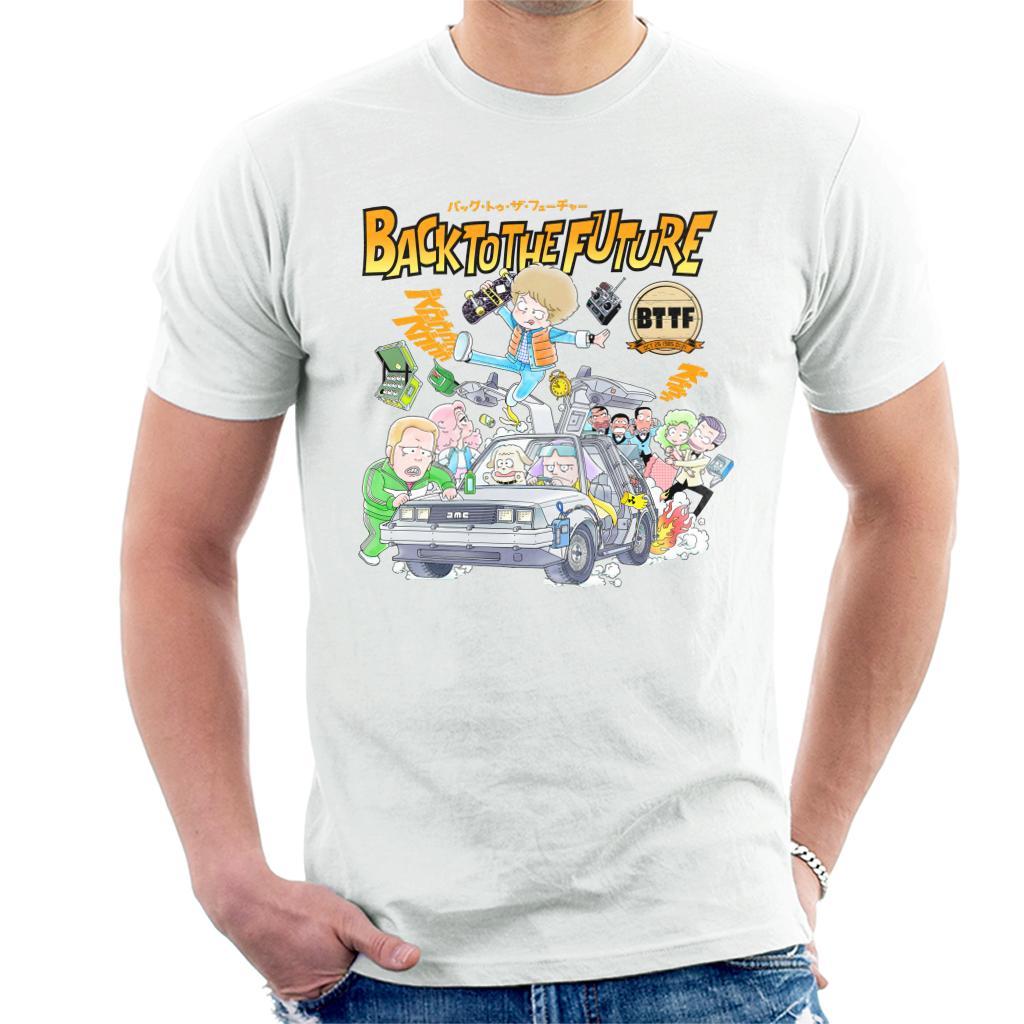 Back To The Future Comic Kanji Men's T-Shirt product image 1