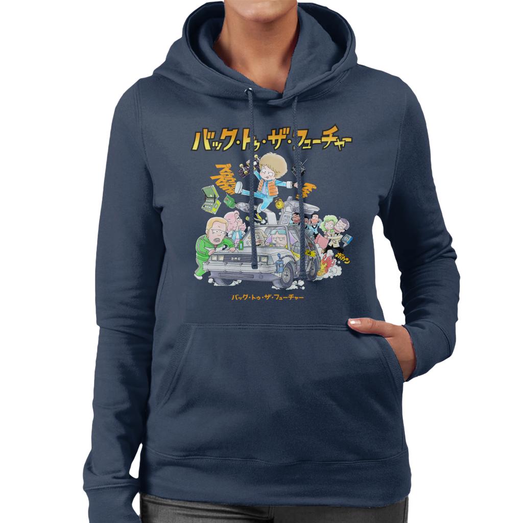 Back To The Future Characters Kanji Women's Hooded product image 1