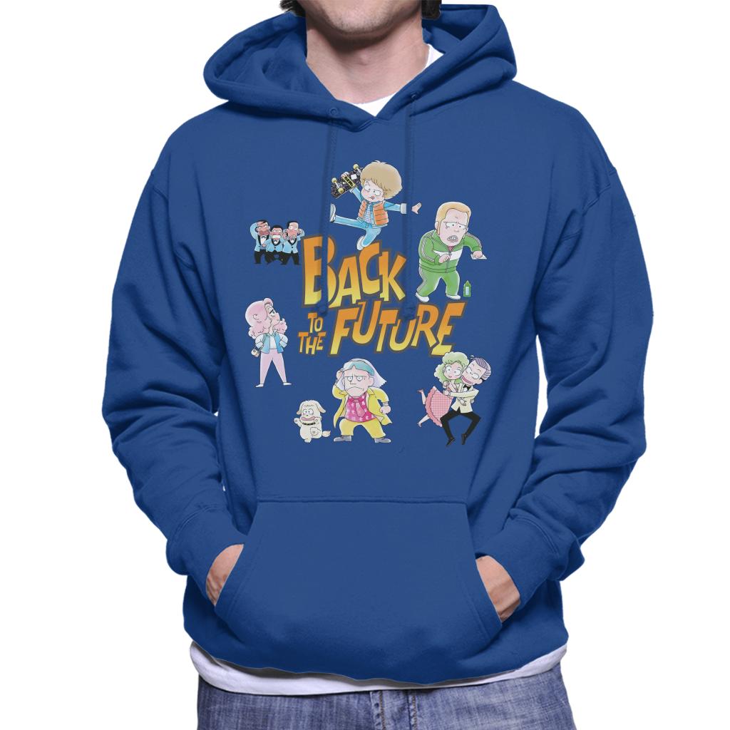 Back To The Future Chibi Cartoon Men's Hooded Sweatshirt product image 4