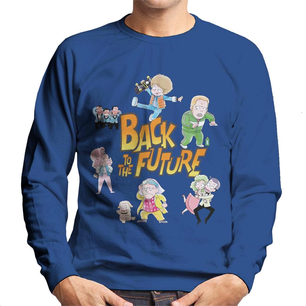 Back To The Future Chibi Cartoon Men's Sweatshirt product image 4
