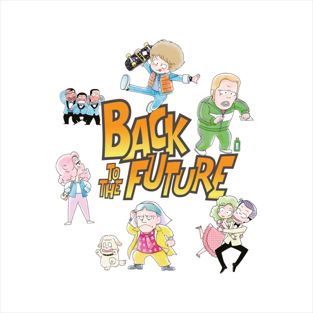 Back To The Future Chibi Cartoon Men's T-Shirt product image 2