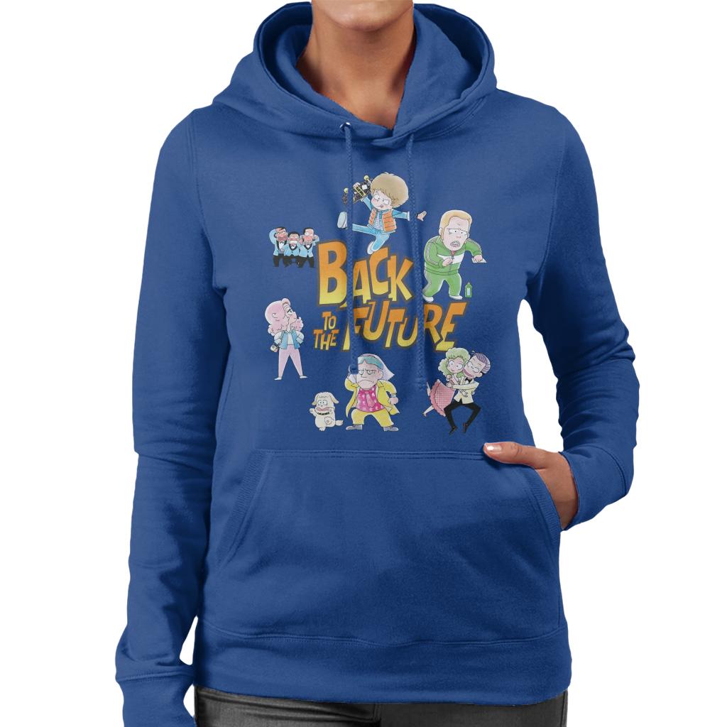 Back To The Future Chibi Cartoon Women's Hooded Sweatshirt product image 4