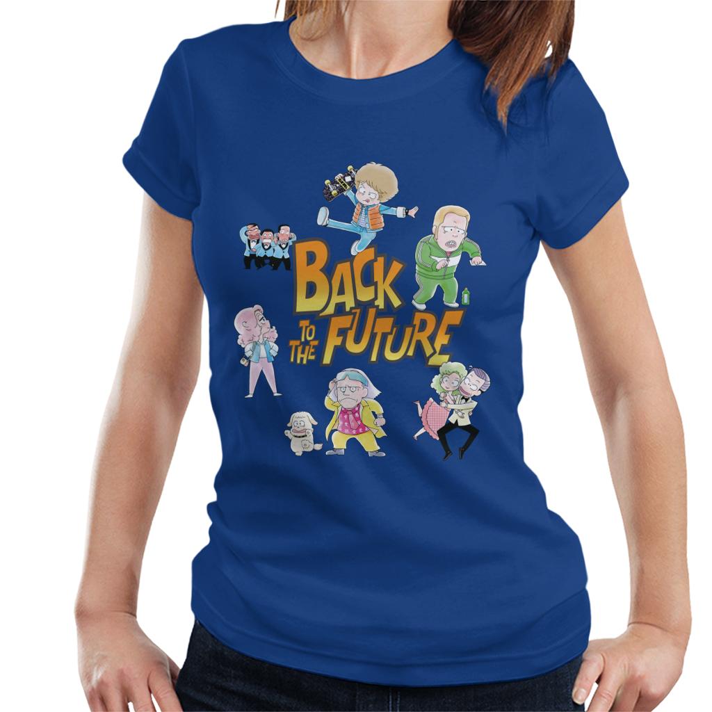 Back To The Future Chibi Cartoon Women's T-Shirt product image 4