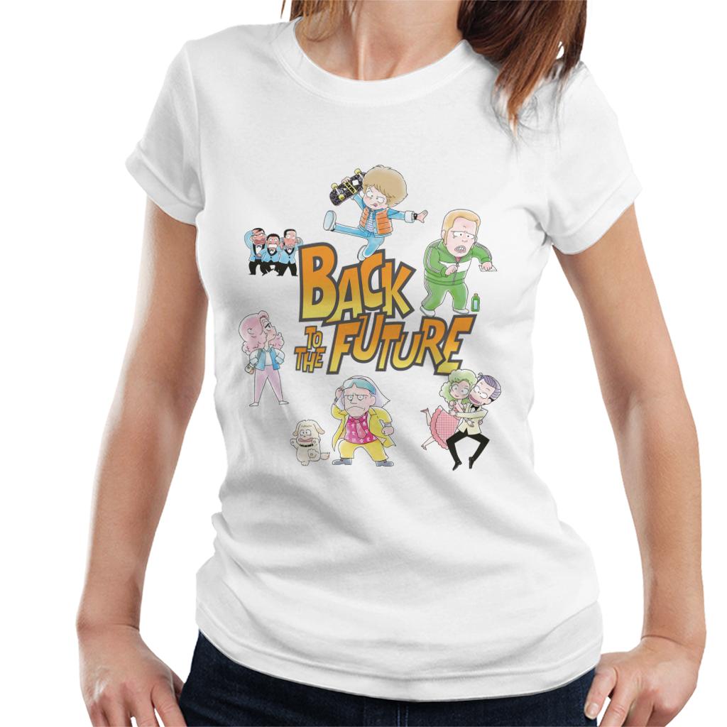 Back To The Future Chibi Cartoon Women's T-Shirt product image 1