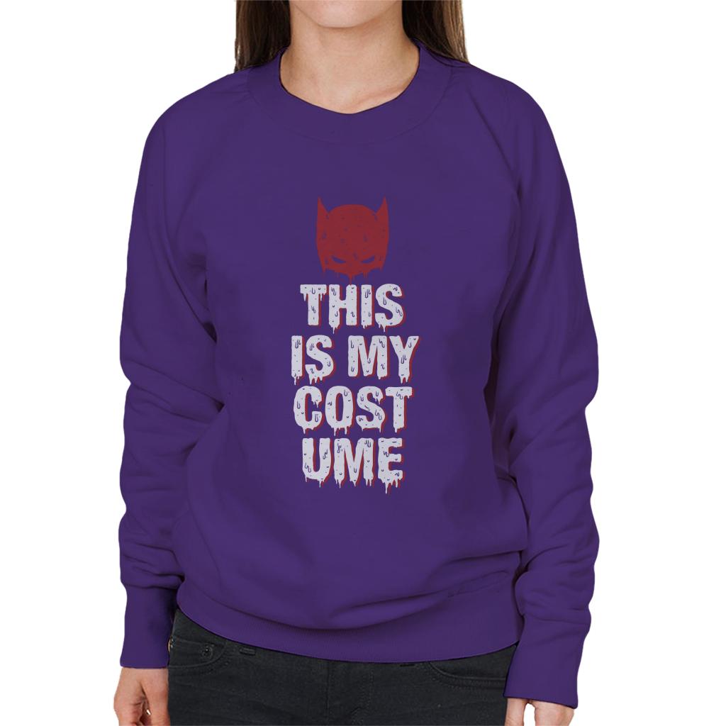 Batman Halloween This Is My Costume Women's Sweatshirt product image 4