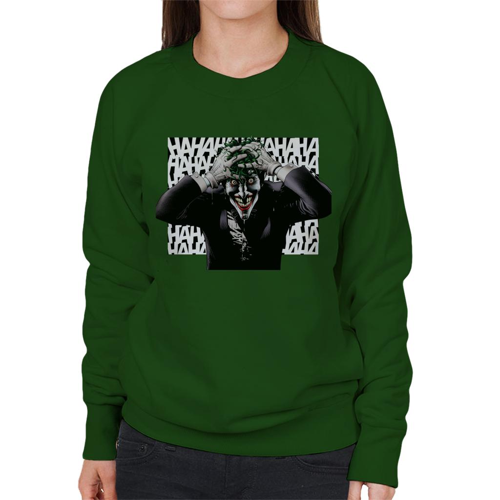 Batman Halloween Joker Hahaha Women's Sweatshirt product image 4