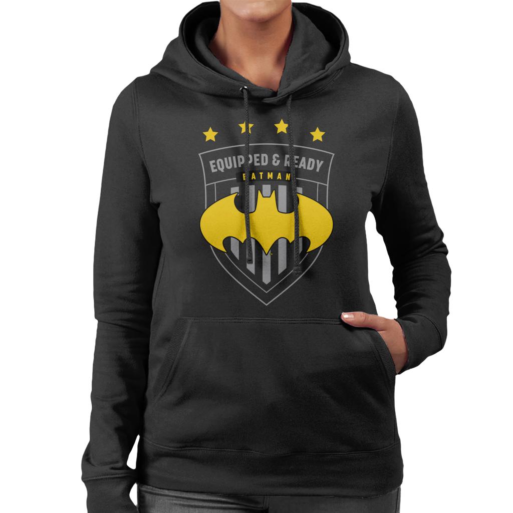 Batman Sports Equipped And Ready Women's Hooded Sweatshirt product image 1