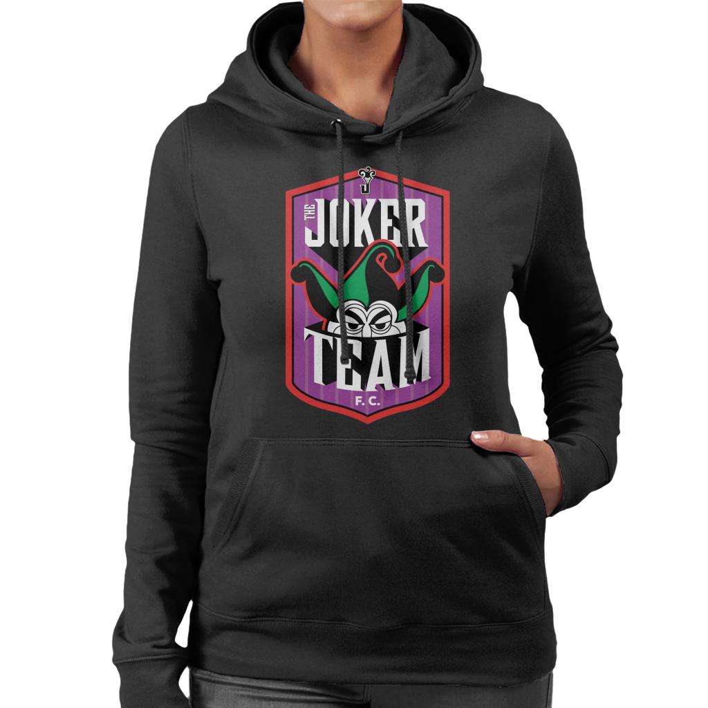 Batman Sports The Joker FC Team Women's Hooded Sweatshirt product image 1