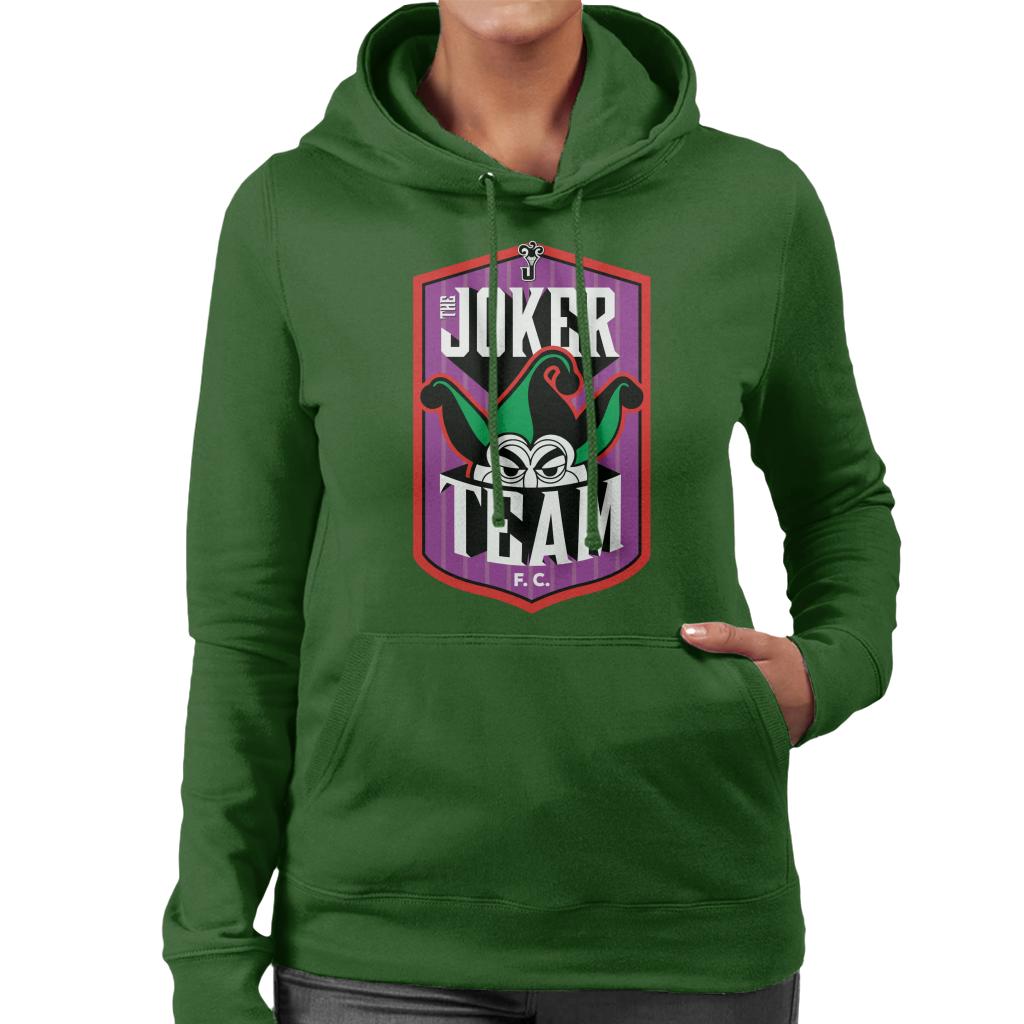 Batman Sports The Joker FC Team Women's Hooded Sweatshirt product image 4