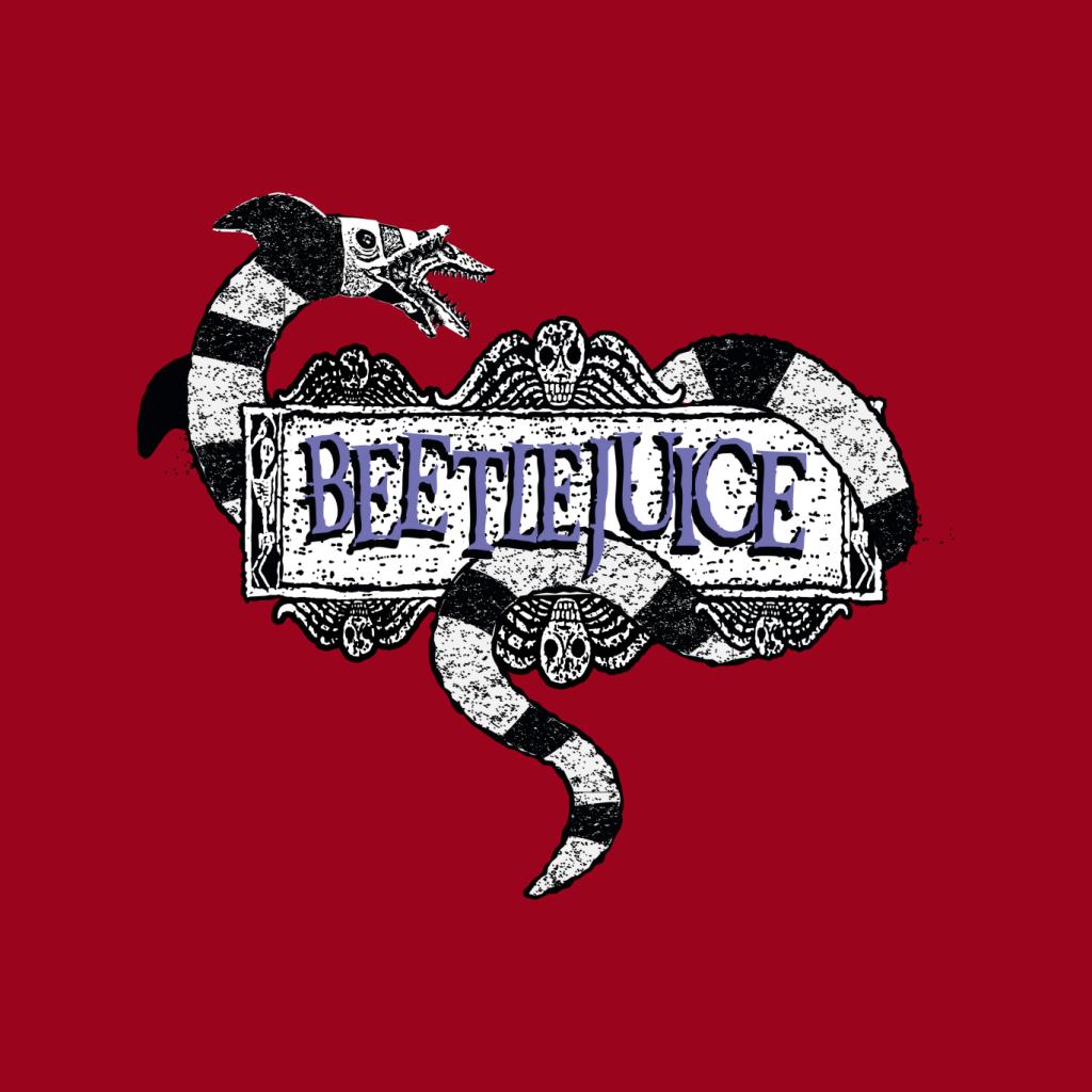 Beetlejuice Sandworm Logo Men's T-Shirt product image 7