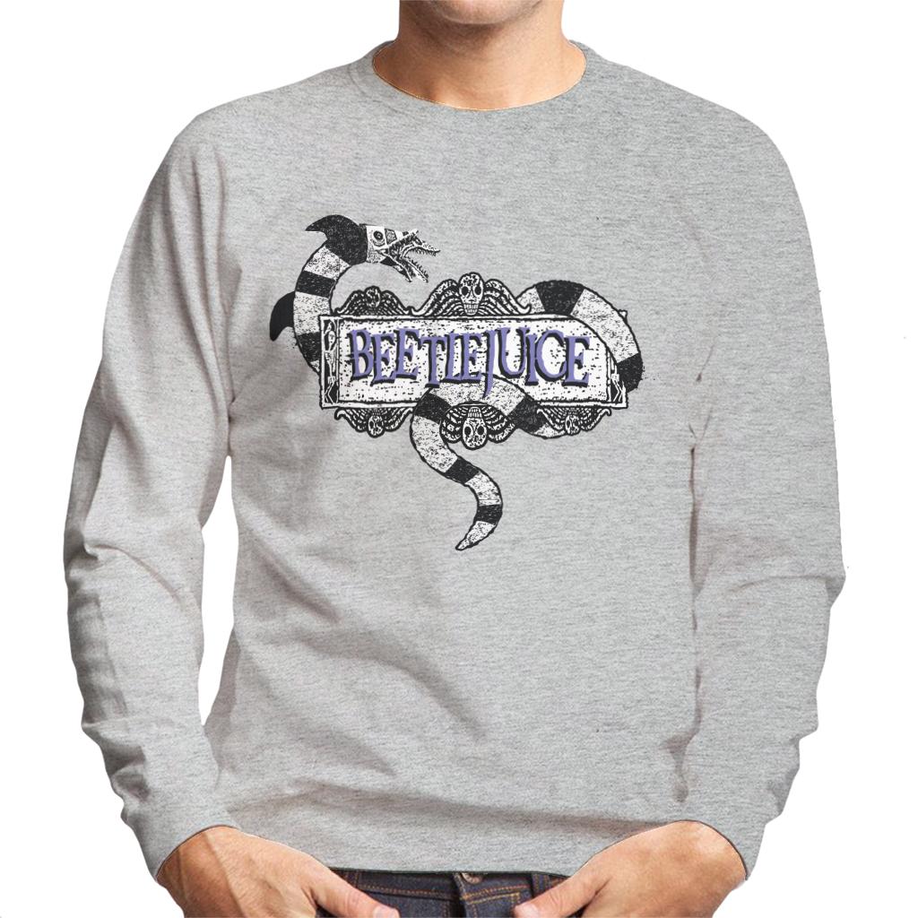 Beetlejuice Sandworm Logo Men's Sweatshirt product image 1