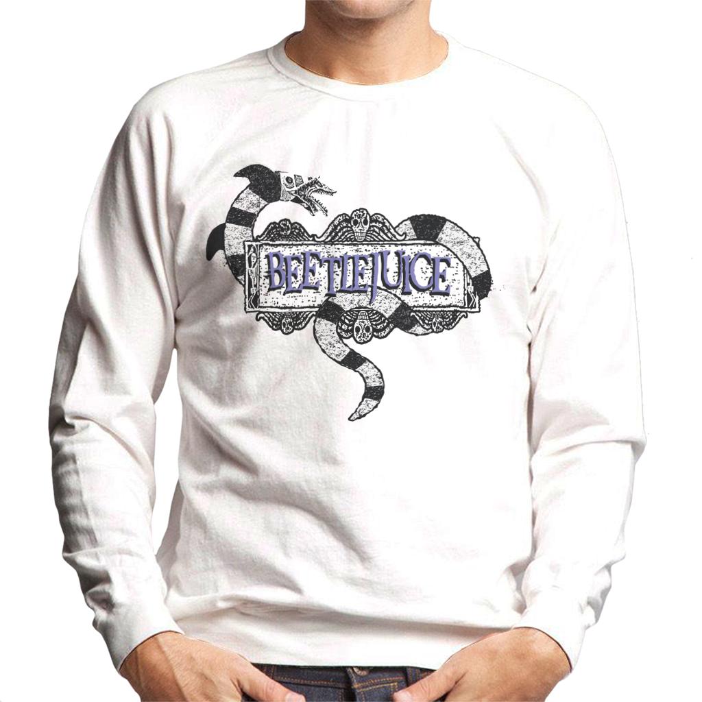 Beetlejuice Sandworm Logo Men's Sweatshirt product image 4