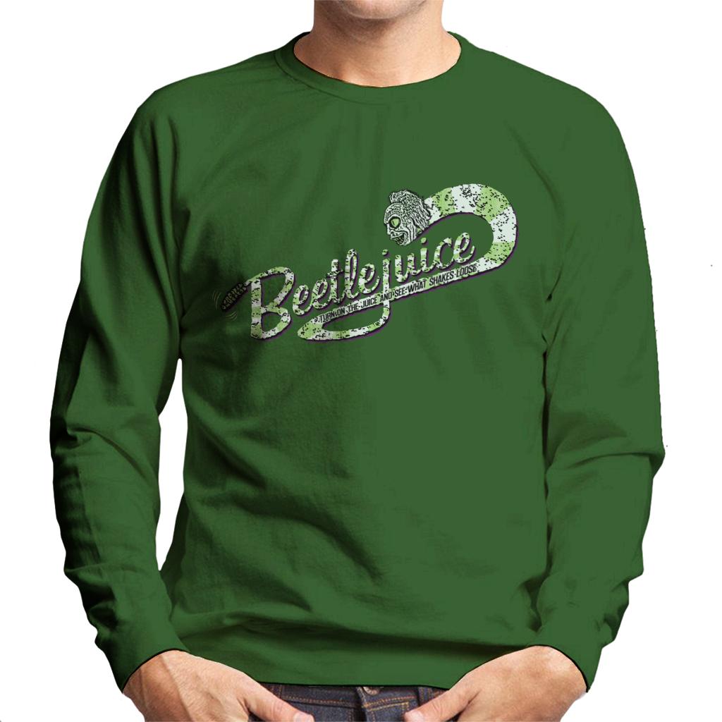 Beetlejuice Logo Turn On The Juice Men's Sweatshirt product image 4