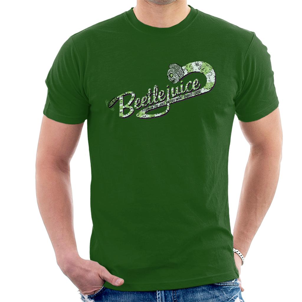 Beetlejuice Logo Turn On The Juice Men's T-Shirt product image 4