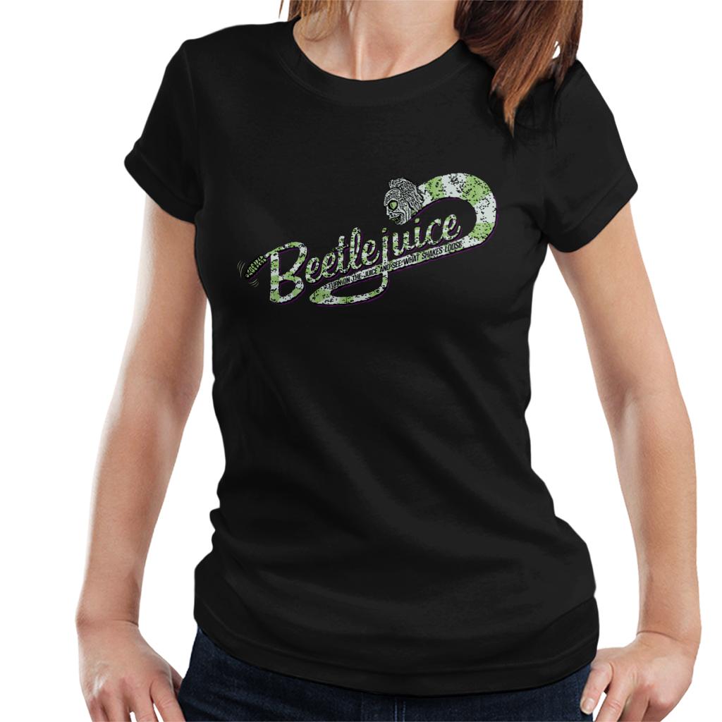 Beetlejuice Logo Turn On The Juice Women's T-Shirt product image 1