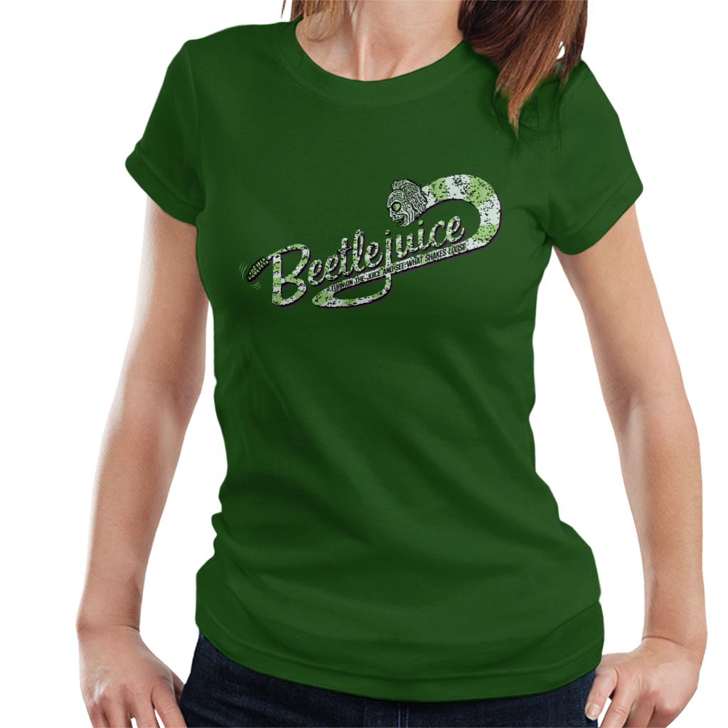 Beetlejuice Logo Turn On The Juice Women's T-Shirt product image 4