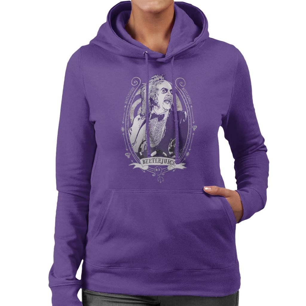 Beetlejuice Portrait Women's Hooded Sweatshirt product image 6