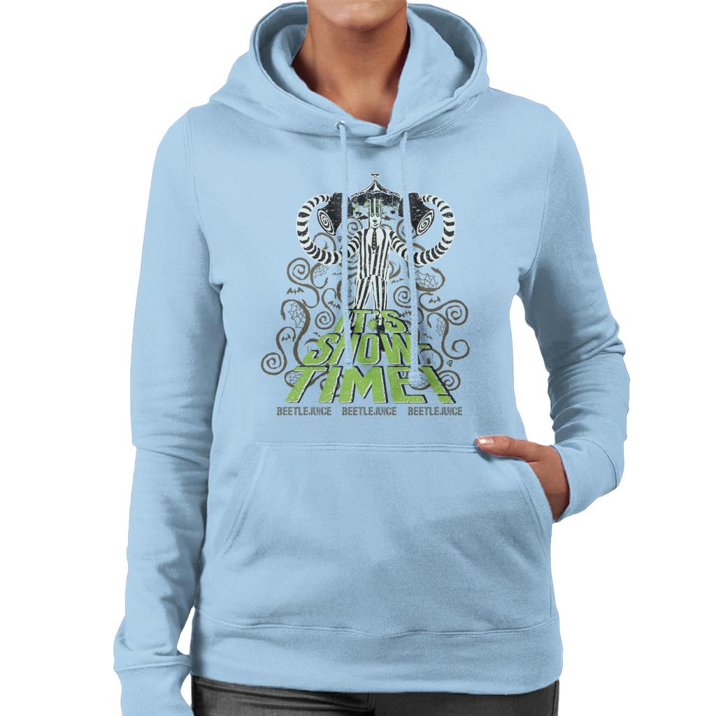 Beetlejuice It's Show Time Women's Hooded Sweatshirt product image 4