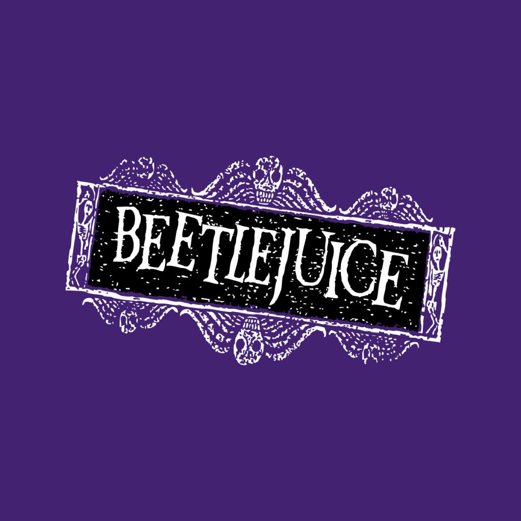 Beetlejuice Faded Halloween Logo Women's Hooded Sweatshirt product image 5