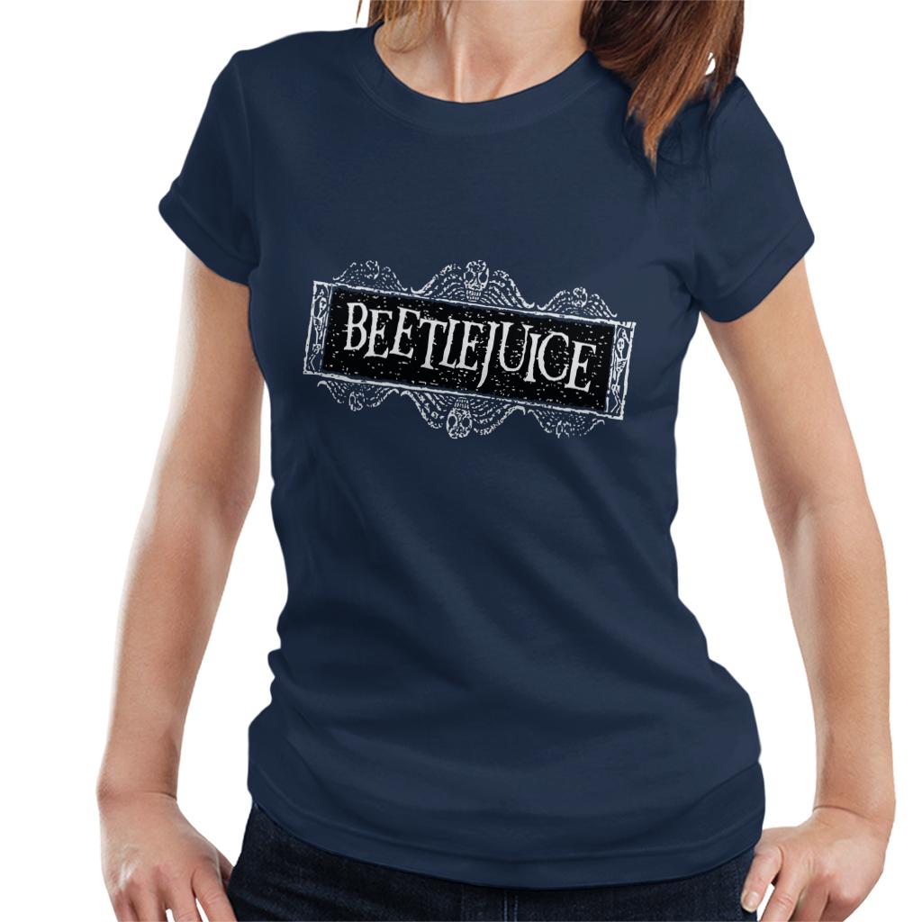 Beetlejuice Faded Halloween Logo Women's T-Shirt product image 1