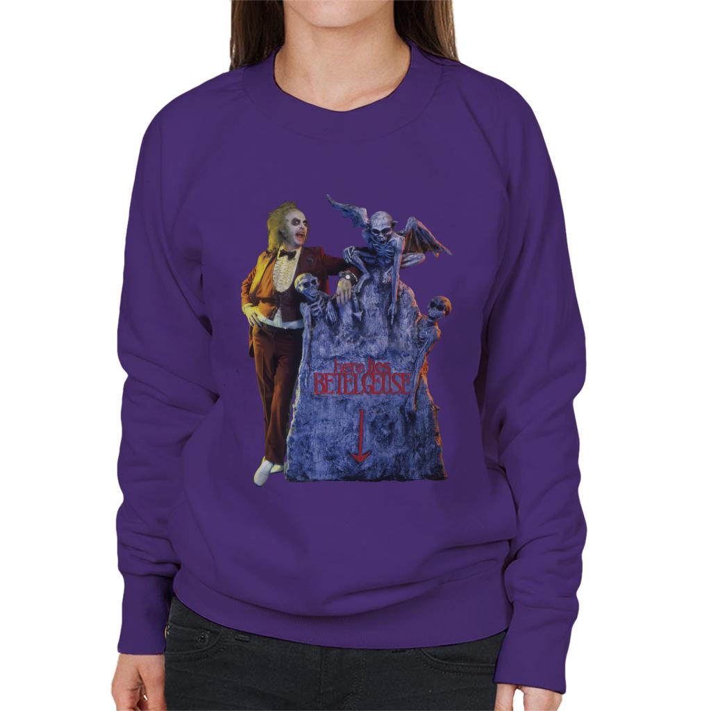 Beetlejuice Here Lies Betelgeuse Women's Sweatshirt product image 4