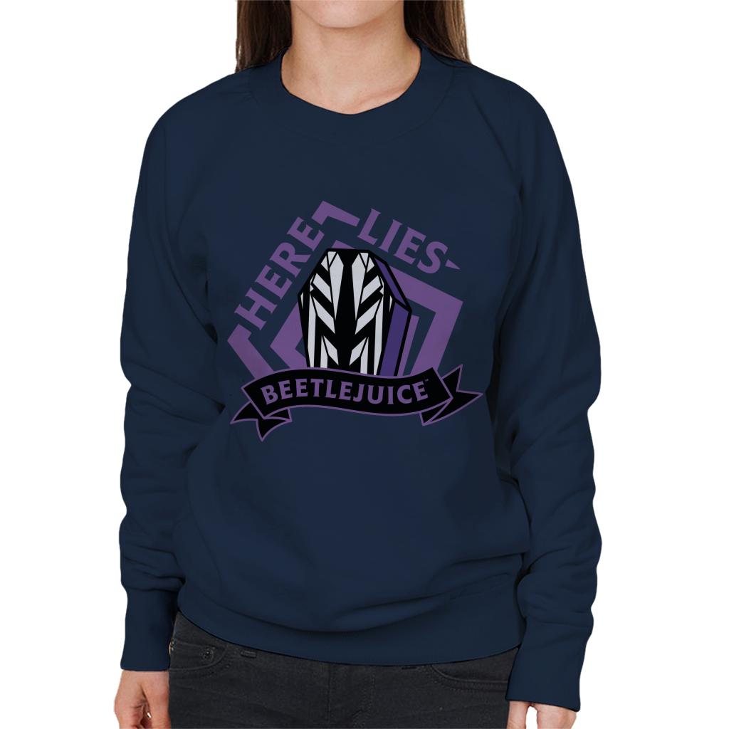 Beetlejuice Here Lies Women's Sweatshirt product image 4