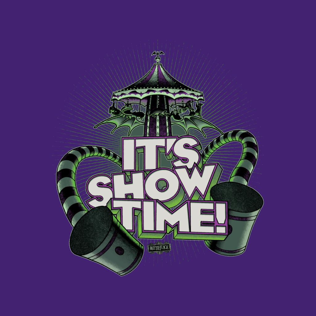 Beetlejuice Merry Go Round Its Show Time Women's Sweatshirt product image 5