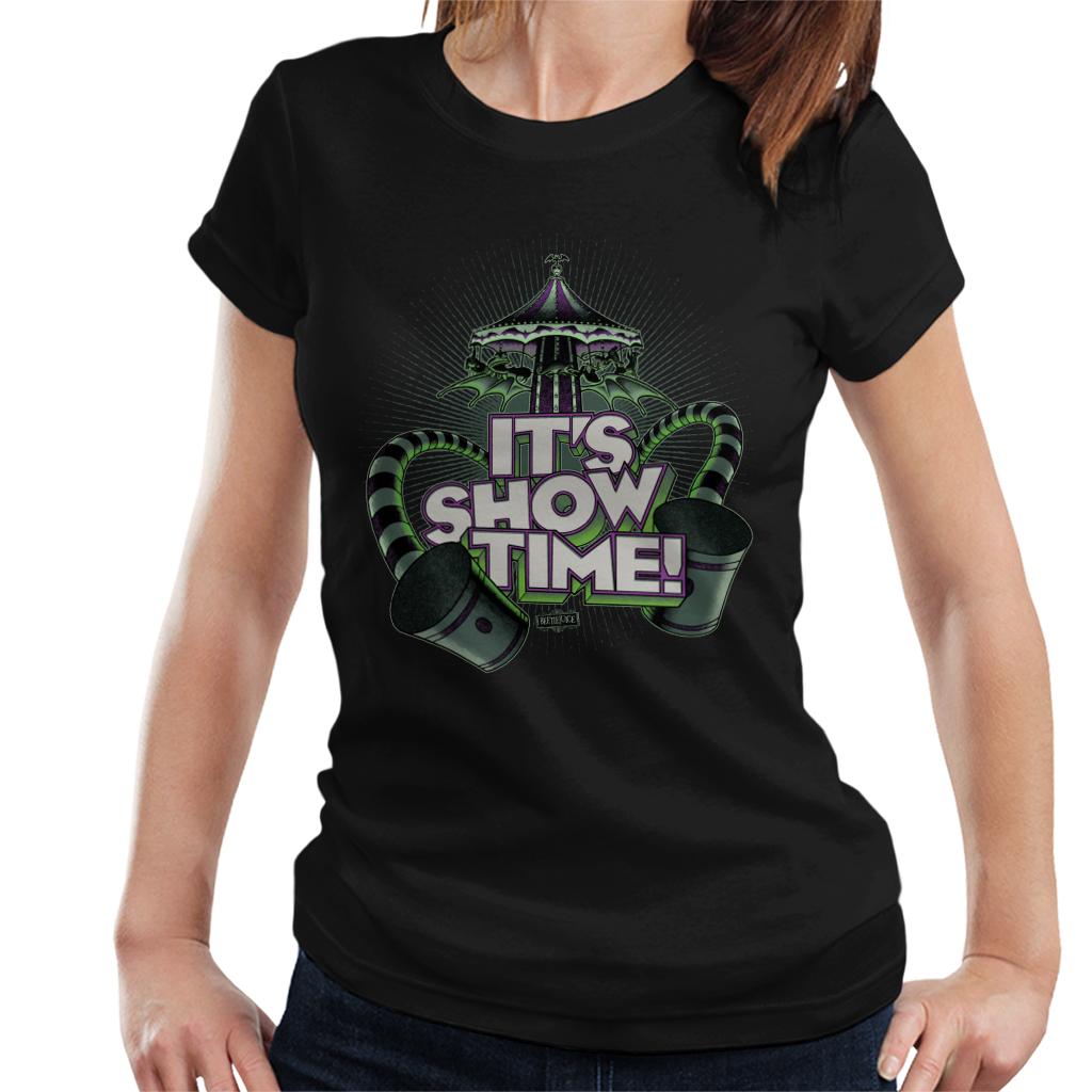 Beetlejuice Merry Go Round Its Show Time Women's T-Shirt product image 1
