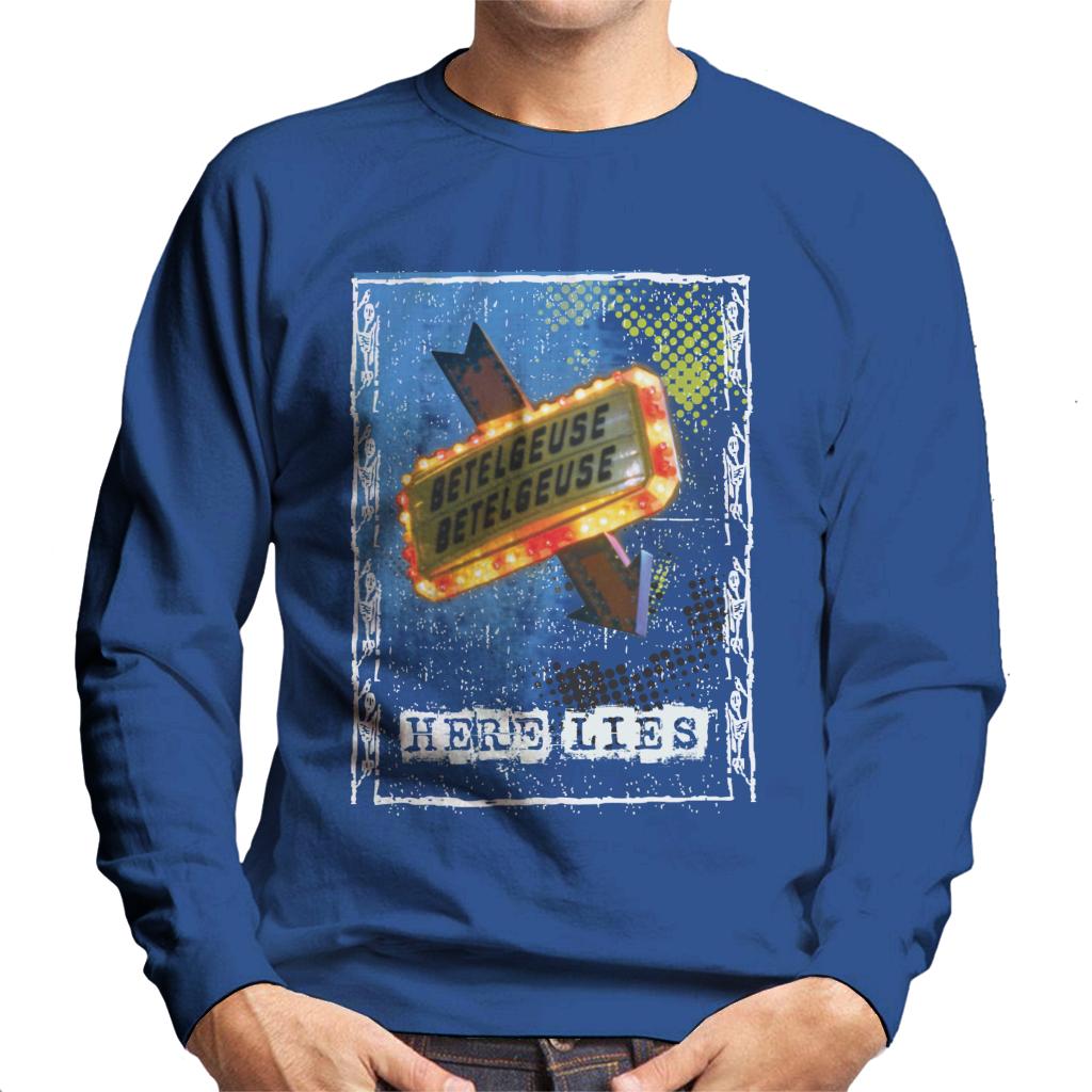 Beetlejuice Betelgeuse Here Lies Men's Sweatshirt product image 4
