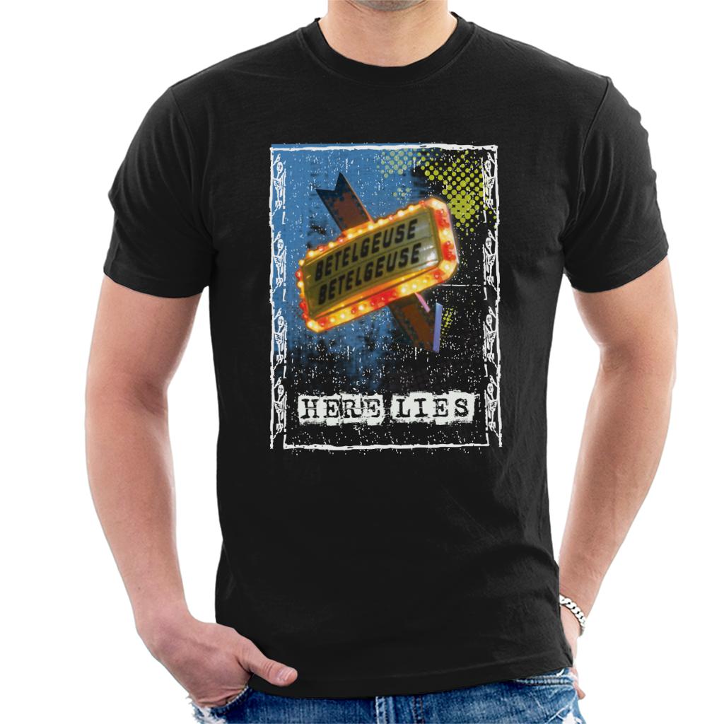 Beetlejuice Betelgeuse Here Lies Men's T-Shirt product image 1