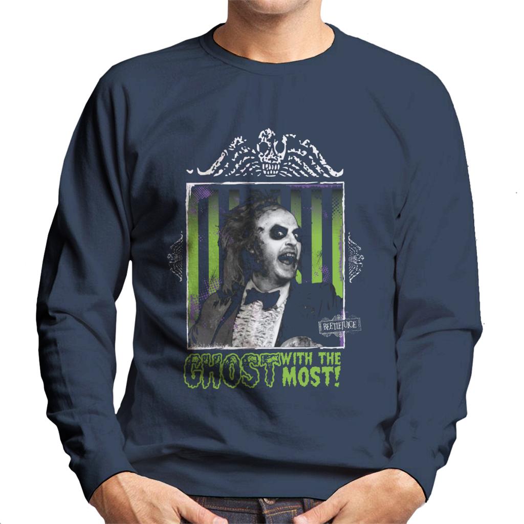 Beetlejuice Suit The Ghost With Most Men's Sweatshirt product image 4