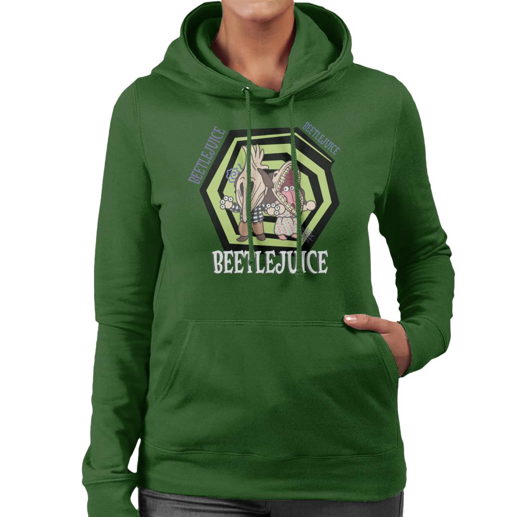 Beetlejuice Adam And Barbara Women's Hooded Sweatshirt product image 4
