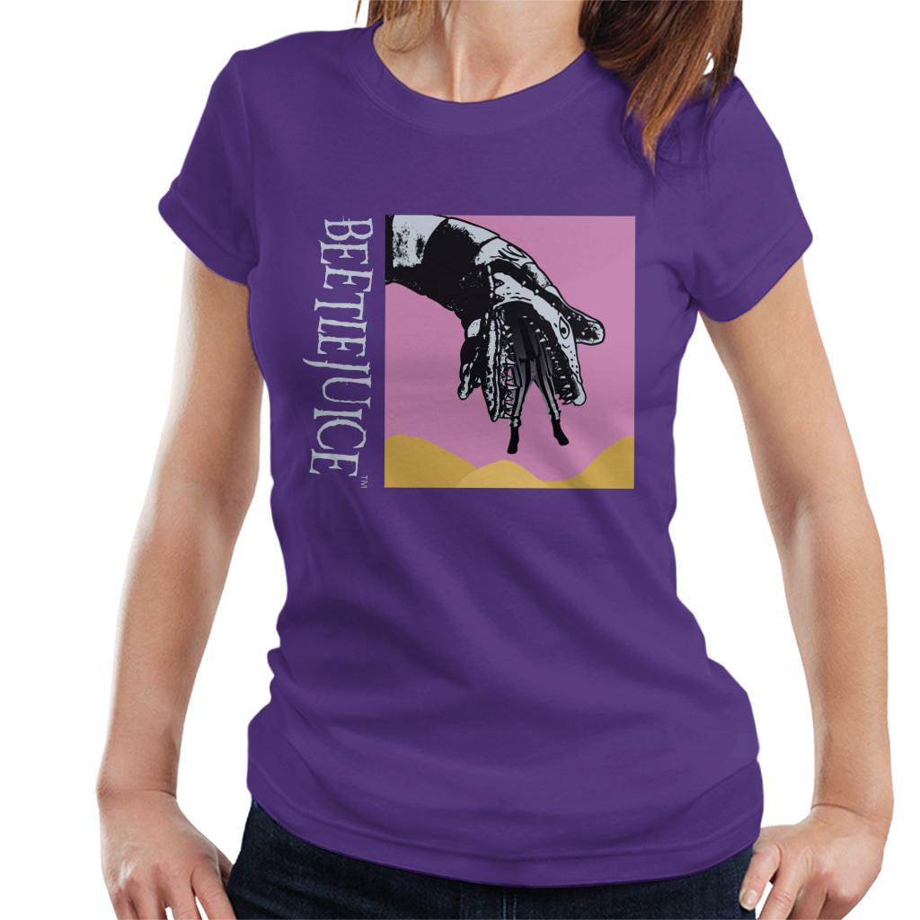 Beetlejuice Sandworm Pink Sky Women's T-Shirt product image 4