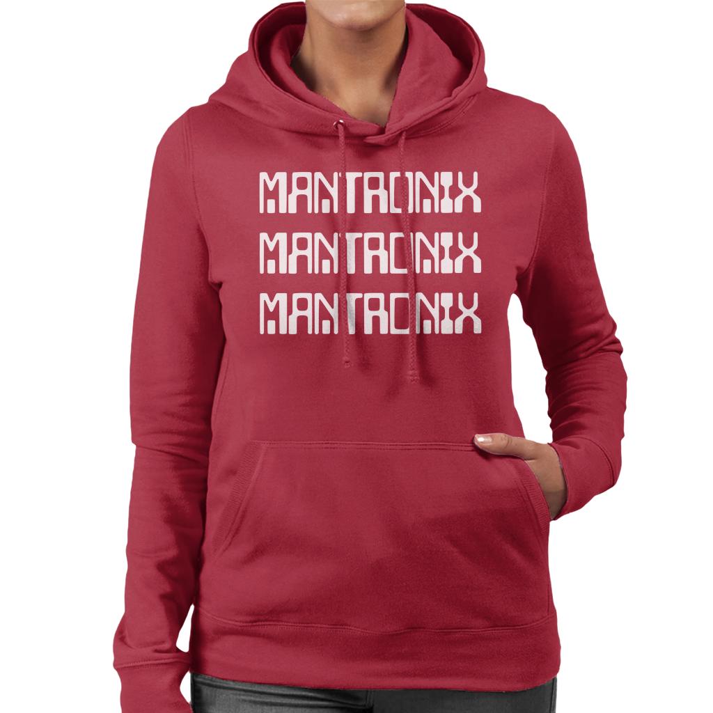 Mantronix White The Album Cover Women's Hooded Sweatshirt product image 6