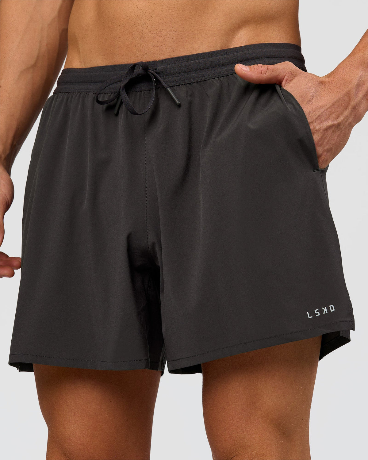 Pace 5 Running Short - Black-Onyx